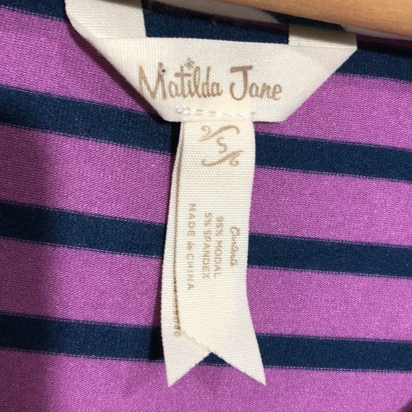 MATILDA JANE | Women’s No Limitations Contrast Stripe Tunic Top size Small - Picture 7 of 9